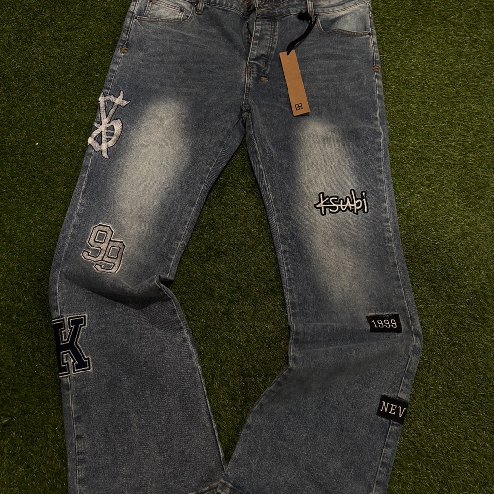 Ksubi Patchwork Logo Jeans